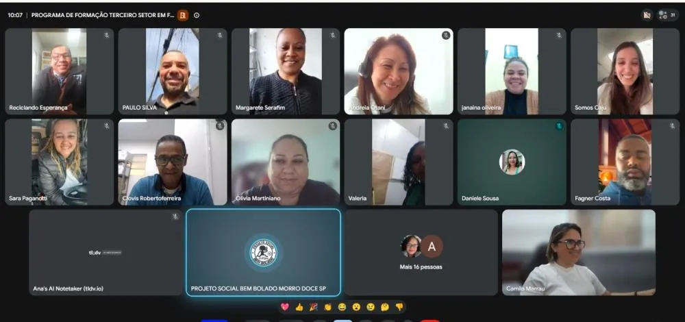 Alunos em Capacitação. Foto: divulgação