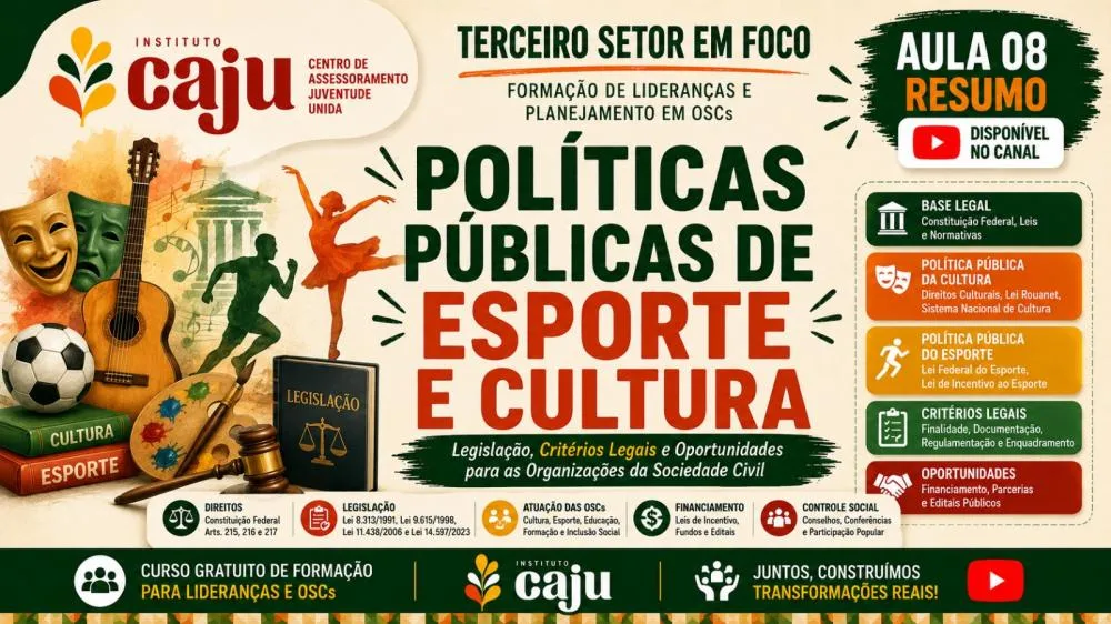 Aula 8 | Politicas Publicas de Esporte e Cultura 